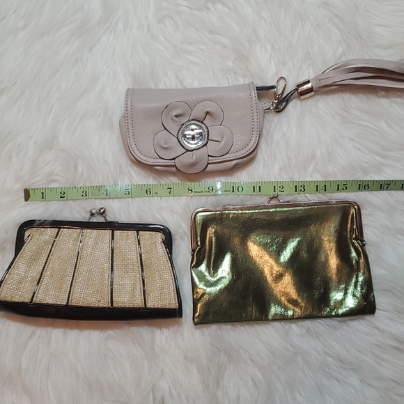 Ellen Tracy bundle of three cosmetics / cutch bags in great condition wedding - Picture 8 of 8